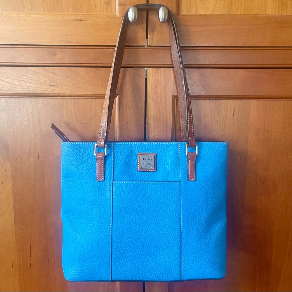 Dooney & Bourke Genuine Leather Tote & Shoulder Bag - Picture 4 of 13